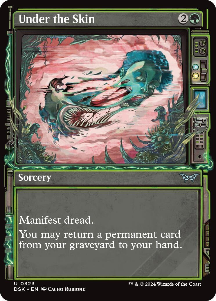 Image for Under the Skin (Showcase) (323) (Duskmourn: House of Horror) - Magic: The Gathering