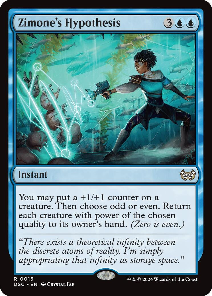 Image for Zimone's Hypothesis (15) (Commander: Duskmourn: House of Horror) - Magic: The Gathering