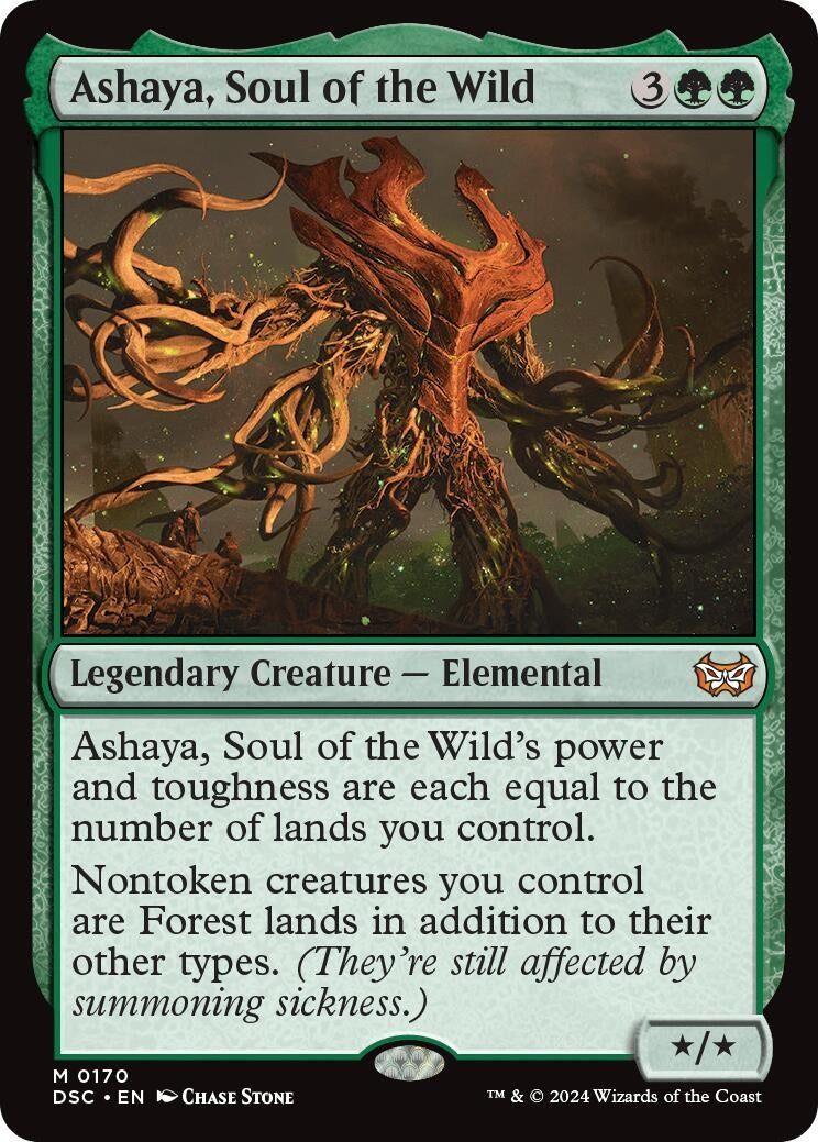 Image for Ashaya, Soul of the Wild (170) (Commander: Duskmourn: House of Horror) - Magic: The Gathering