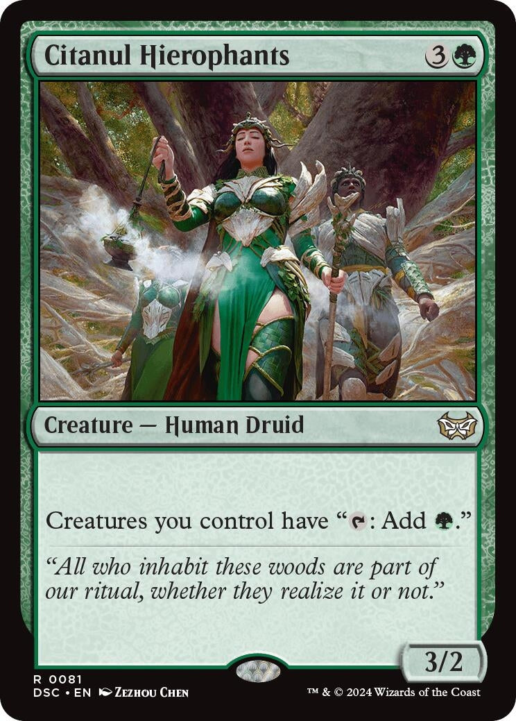 Image for Citanul Hierophants (81) (Commander: Duskmourn: House of Horror) - Magic: The Gathering