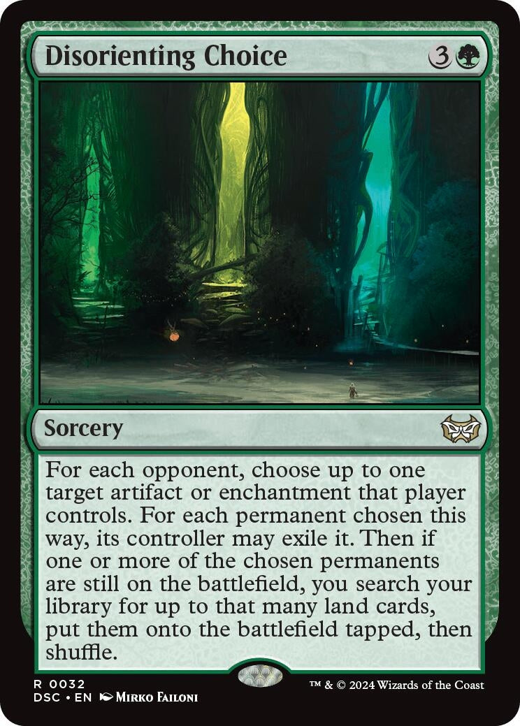Image for Disorienting Choice (32) (Commander: Duskmourn: House of Horror) - Magic: The Gathering