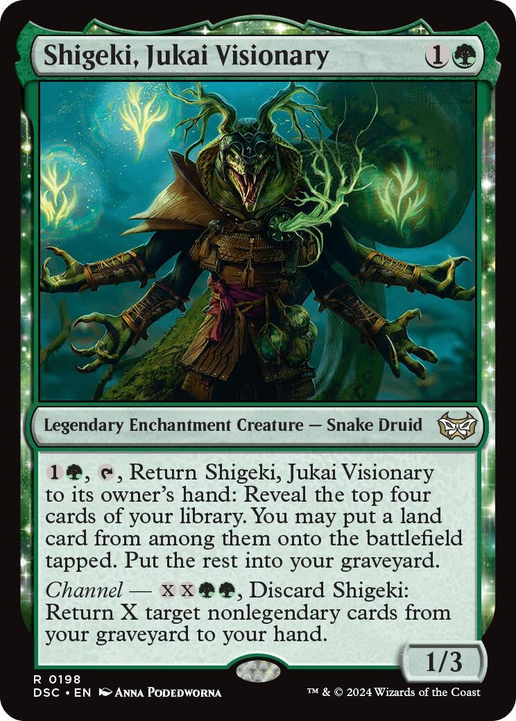 Image for Shigeki, Jukai Visionary (198) (Commander: Duskmourn: House of Horror) - Magic: The Gathering