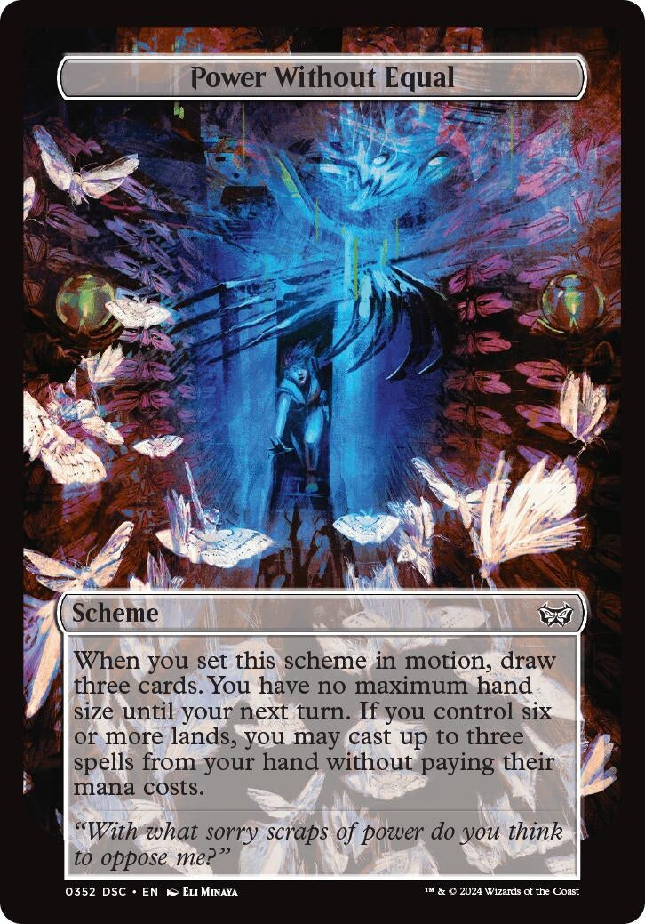 Image for Power Without Equal (Full Art) (352) (Archenemy: Duskmourn) - Magic: The Gathering