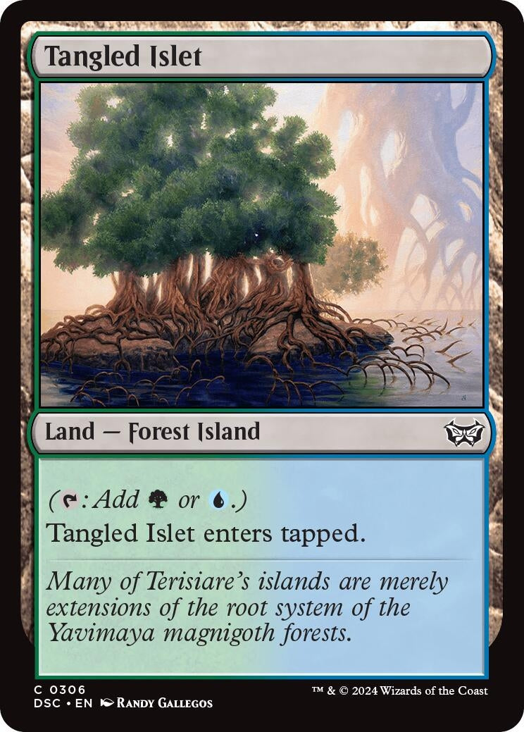 Image for Tangled Islet (306) (Commander: Duskmourn: House of Horror) - Magic: The Gathering