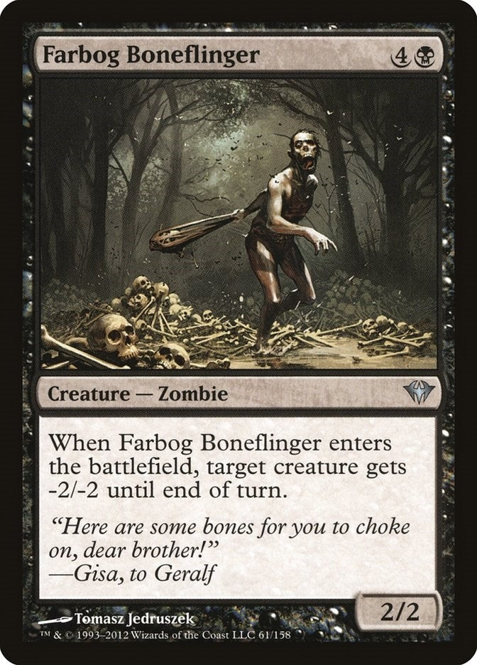 Image for Farbog Boneflinger (61) (Dark Ascension) - Magic: The Gathering