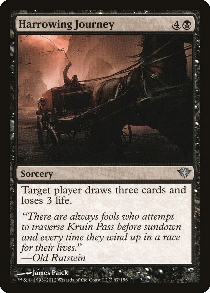 Image for Harrowing Journey (67) (Dark Ascension) - Magic: The Gathering