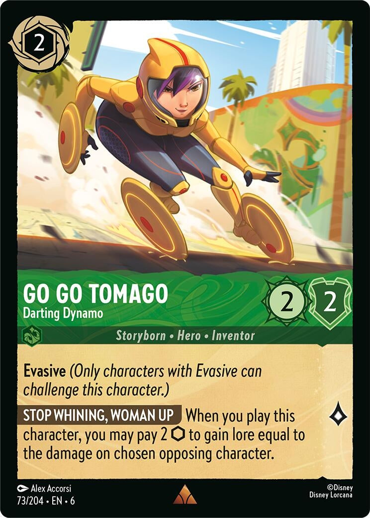 Image for Go Go Tomago - Darting Dynamo (73/204) (Azurite Sea) - Disney Lorcana