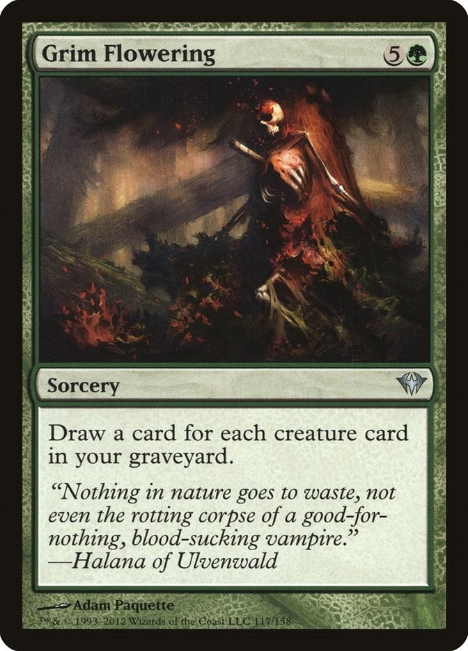 Image for Grim Flowering (117) (Dark Ascension) - Magic: The Gathering