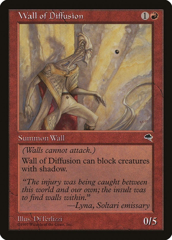 Image for Wall of Diffusion (211) (Tempest) - Magic: The Gathering