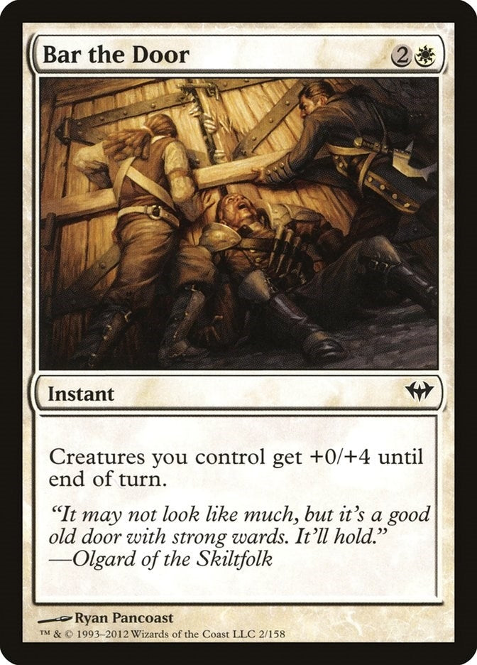 Image for Bar the Door (2) (Dark Ascension) - Magic: The Gathering