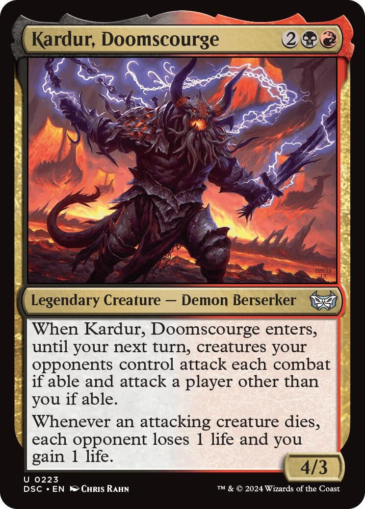 Image for Kardur, Doomscourge (223) (Commander: Duskmourn: House of Horror) - Magic: The Gathering