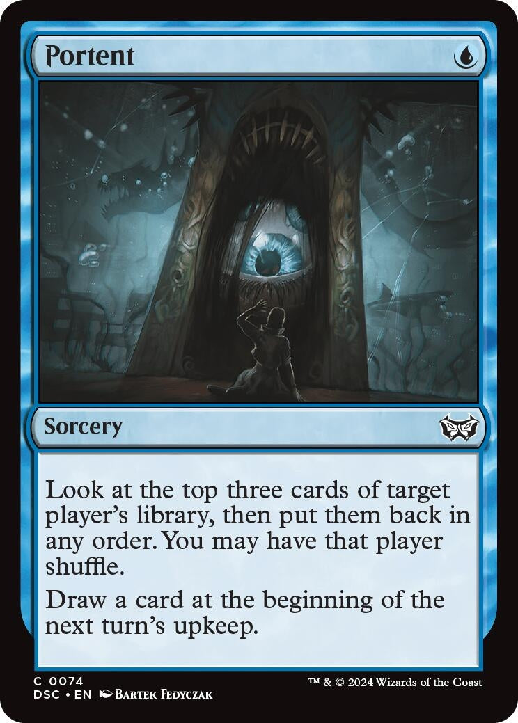 Image for Portent (74) (Commander: Duskmourn: House of Horror) - Magic: The Gathering