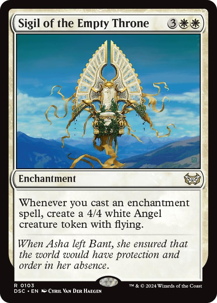 Image for Sigil of the Empty Throne (103) (Commander: Duskmourn: House of Horror) - Magic: The Gathering