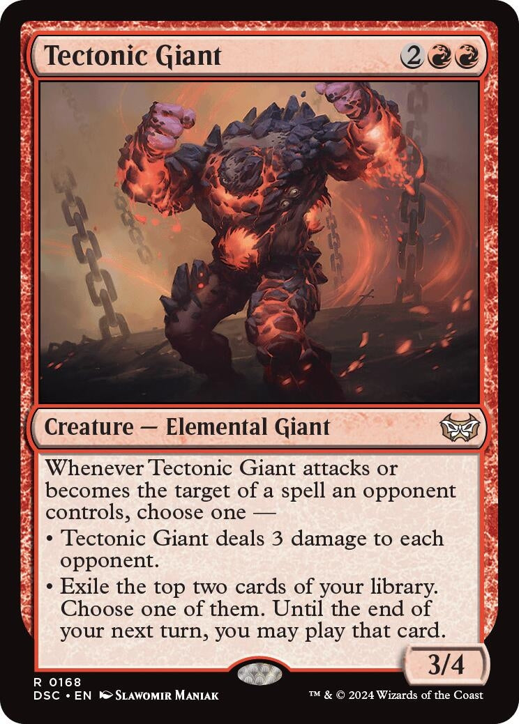 Image for Tectonic Giant (168) (Commander: Duskmourn: House of Horror) - Magic: The Gathering
