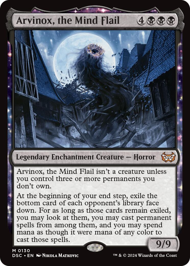Image for Arvinox, the Mind Flail (130) (Commander: Duskmourn: House of Horror) - Magic: The Gathering