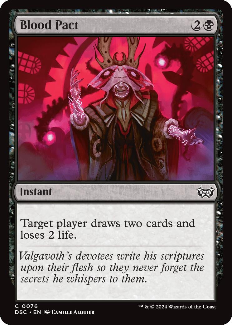 Image for Blood Pact (76) (Commander: Duskmourn: House of Horror) - Magic: The Gathering