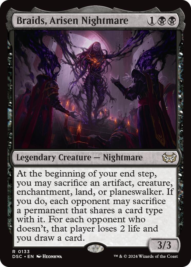 Image for Braids, Arisen Nightmare (133) (Commander: Duskmourn: House of Horror) - Magic: The Gathering