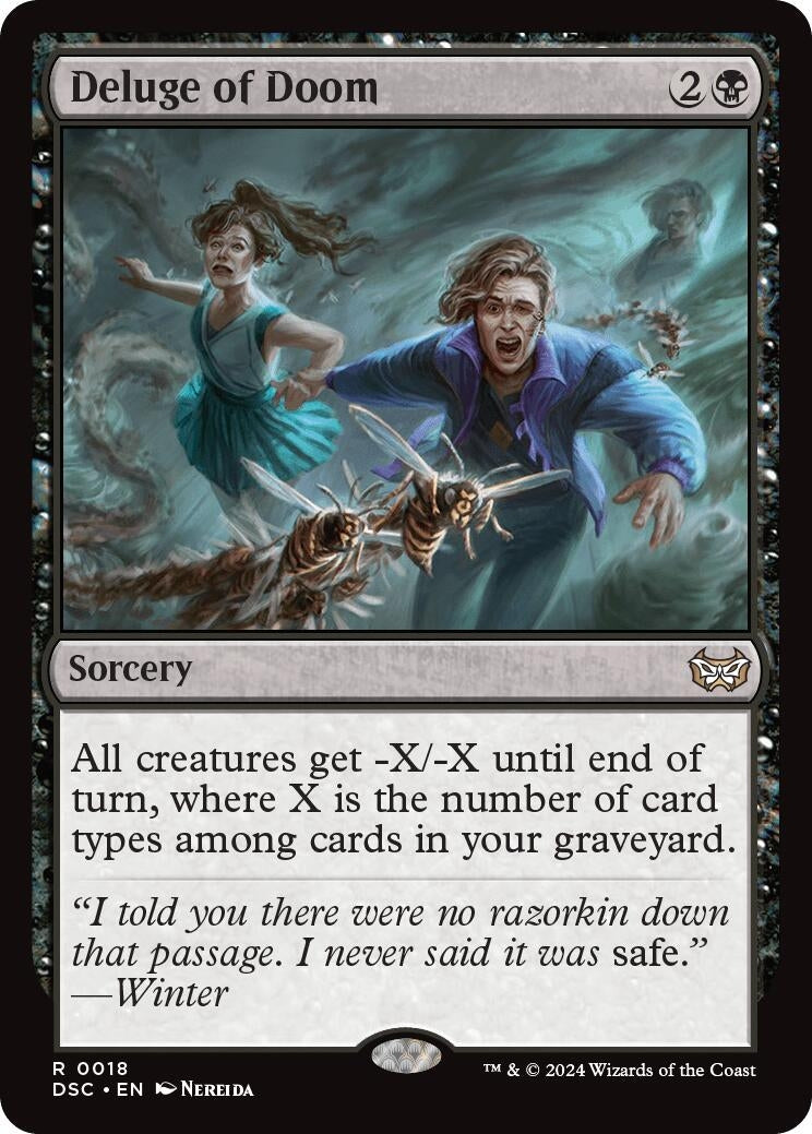 Image for Deluge of Doom (18) (Commander: Duskmourn: House of Horror) - Magic: The Gathering