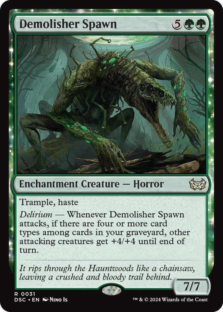 Image for Demolisher Spawn (31) (Commander: Duskmourn: House of Horror) - Magic: The Gathering