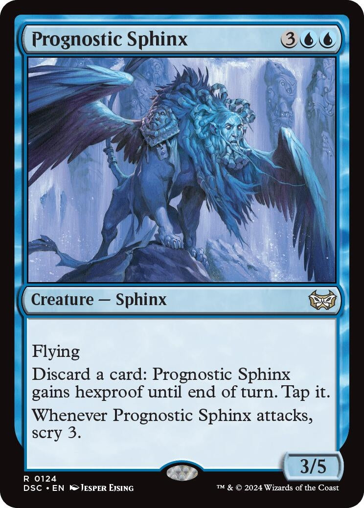 Image for Prognostic Sphinx (124) (Commander: Duskmourn: House of Horror) - Magic: The Gathering