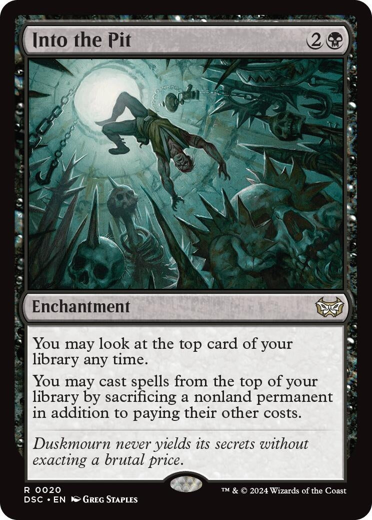 Image for Into the Pit (20) (Commander: Duskmourn: House of Horror) - Magic: The Gathering