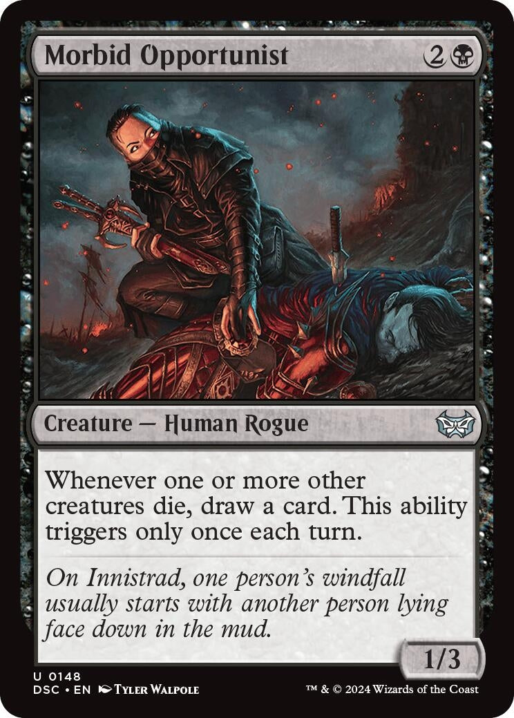 Image for Morbid Opportunist (148) (Commander: Duskmourn: House of Horror) - Magic: The Gathering