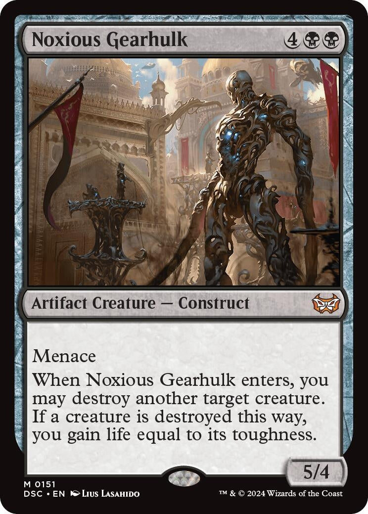 Image for Noxious Gearhulk (151) (Commander: Duskmourn: House of Horror) - Magic: The Gathering
