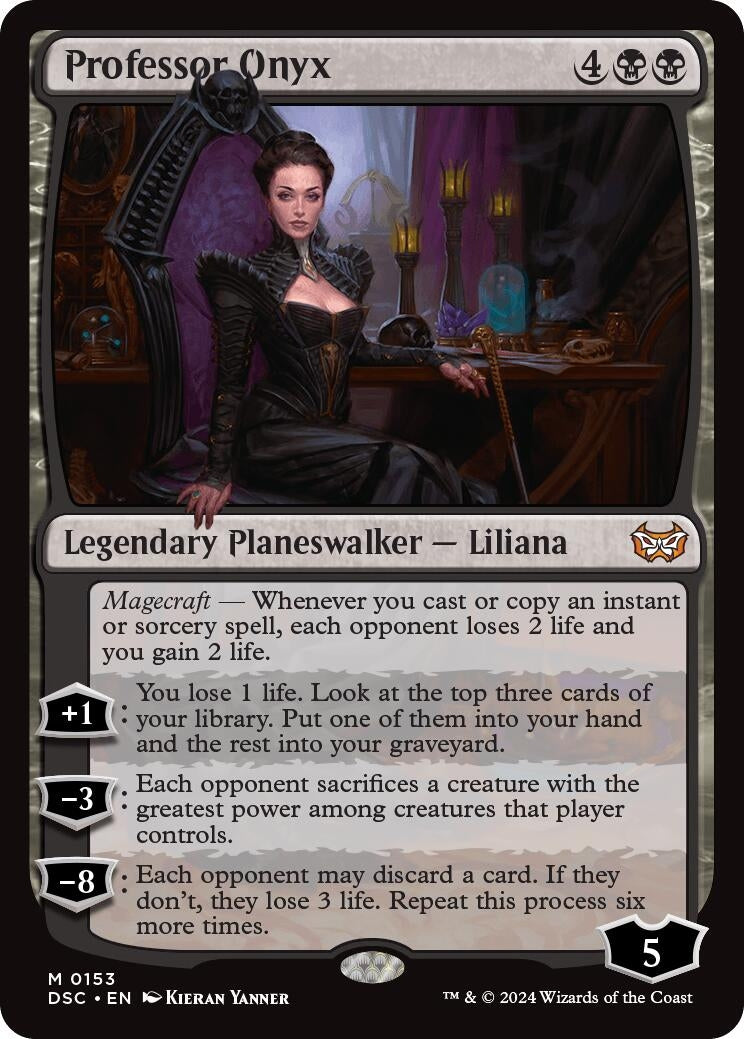Image for Professor Onyx (153) (Commander: Duskmourn: House of Horror) - Magic: The Gathering