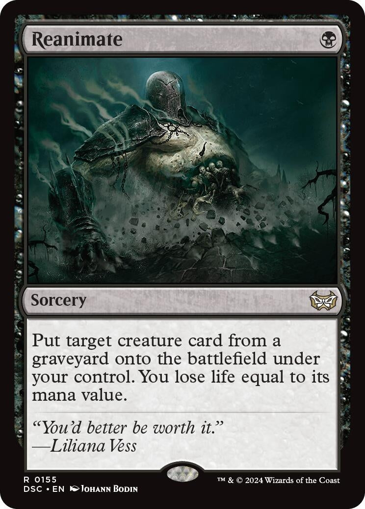 Image for Reanimate (155) (Commander: Duskmourn: House of Horror) - Magic: The Gathering