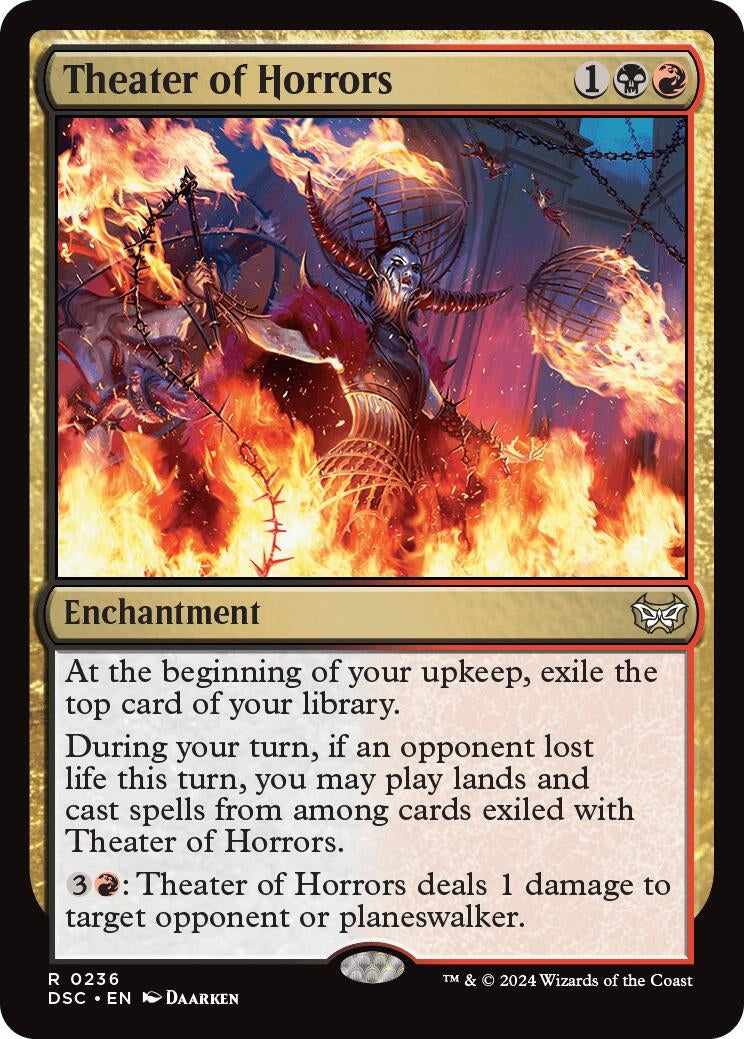 Image for Theater of Horrors (236) (Commander: Duskmourn: House of Horror) - Magic: The Gathering
