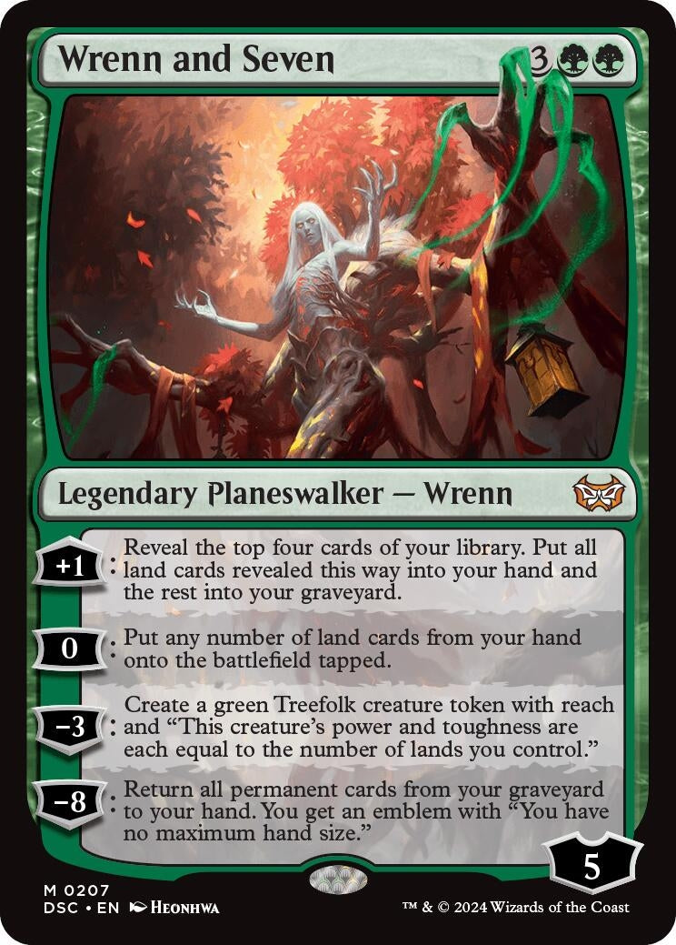 Image for Wrenn and Seven (207) (Commander: Duskmourn: House of Horror) - Magic: The Gathering