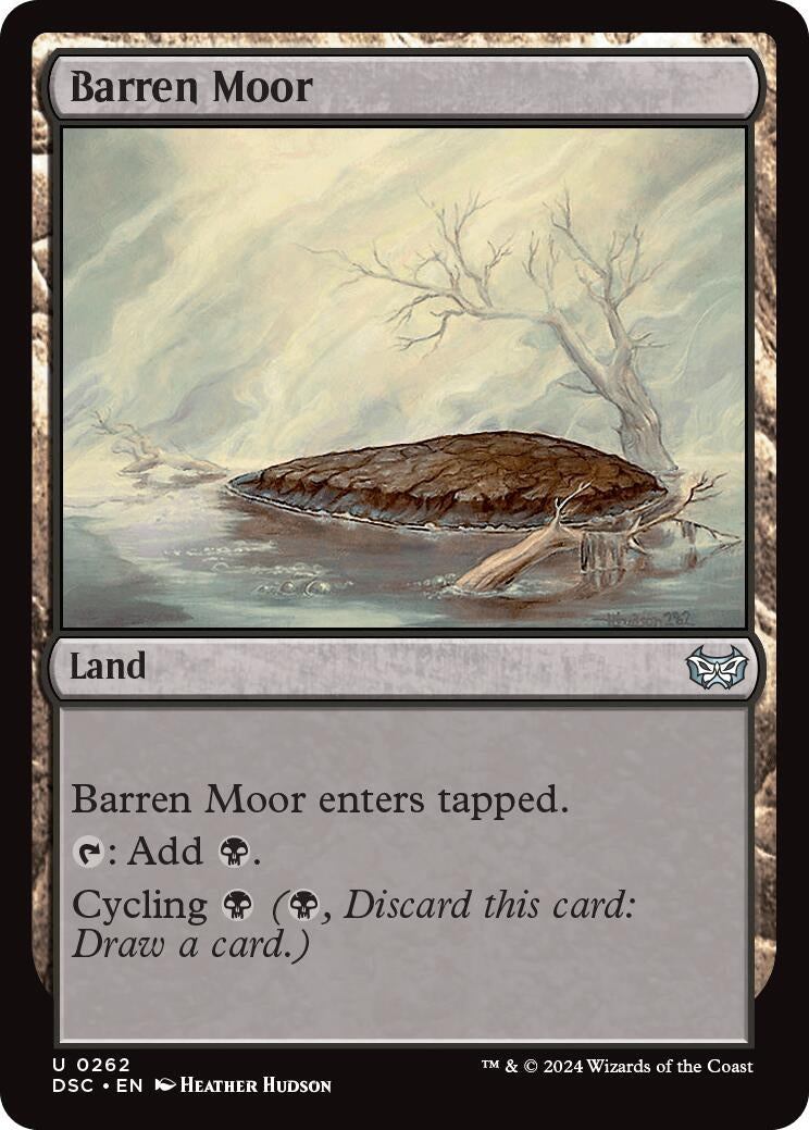 Image for Barren Moor (262) (Commander: Duskmourn: House of Horror) - Magic: The Gathering