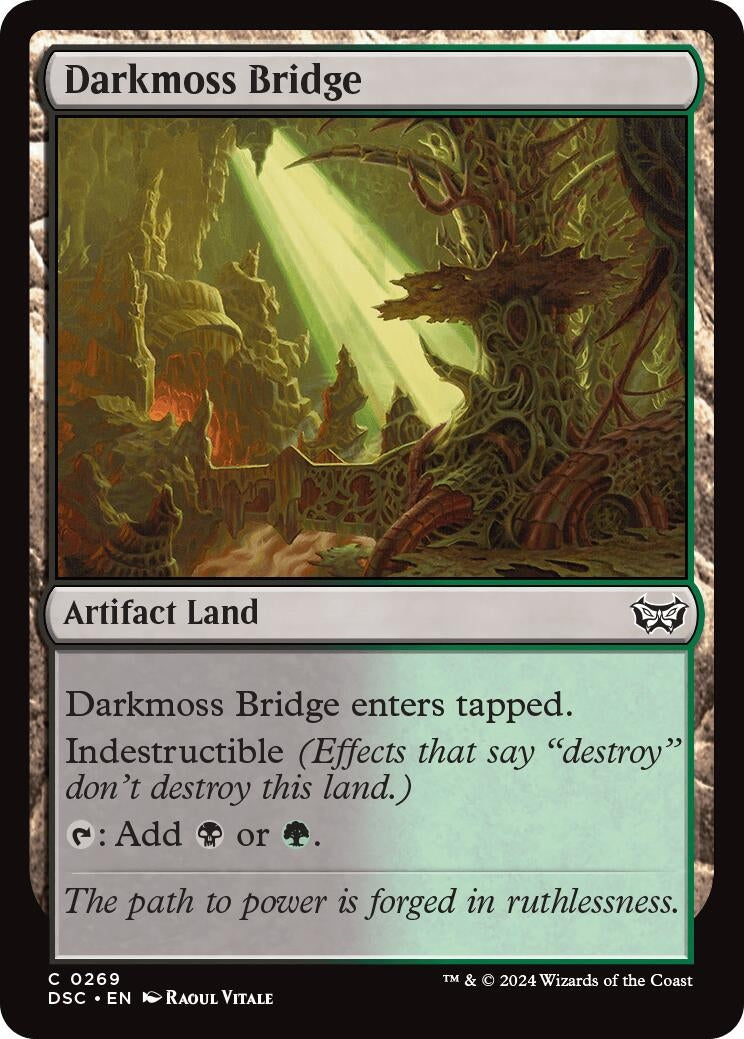 Image for Darkmoss Bridge (269) (Commander: Duskmourn: House of Horror) - Magic: The Gathering