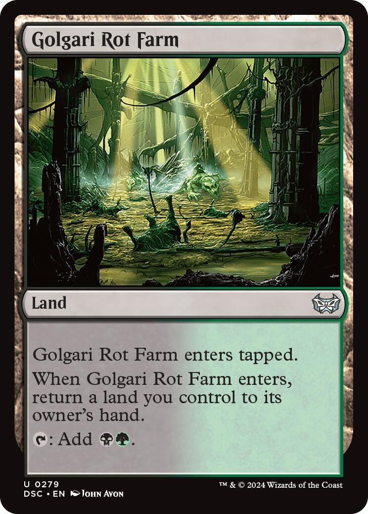 Image for Golgari Rot Farm (279) (Commander: Duskmourn: House of Horror) - Magic: The Gathering