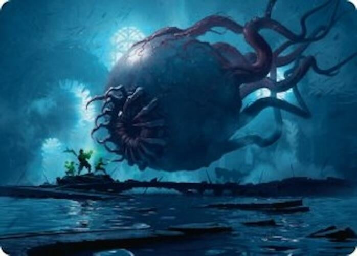 Image for Abhorrent Oculus Art Card (3) (Art Series: Duskmourn: House of Horror) - Magic: The Gathering