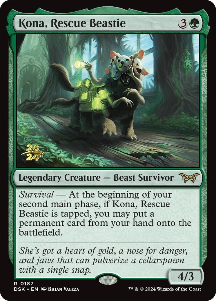 Image for Kona, Rescue Beastie (0187) (187) (Prerelease Cards) - Magic: The Gathering