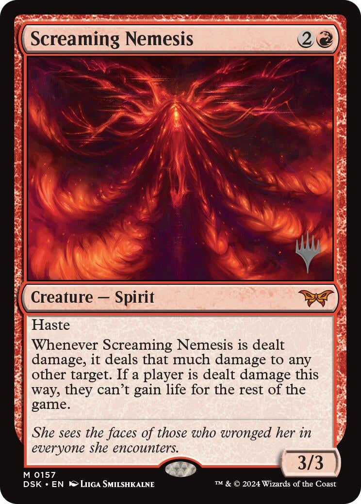 Image for Screaming Nemesis (157) (Promo Pack: Duskmourn: House of Horror) - Magic: The Gathering