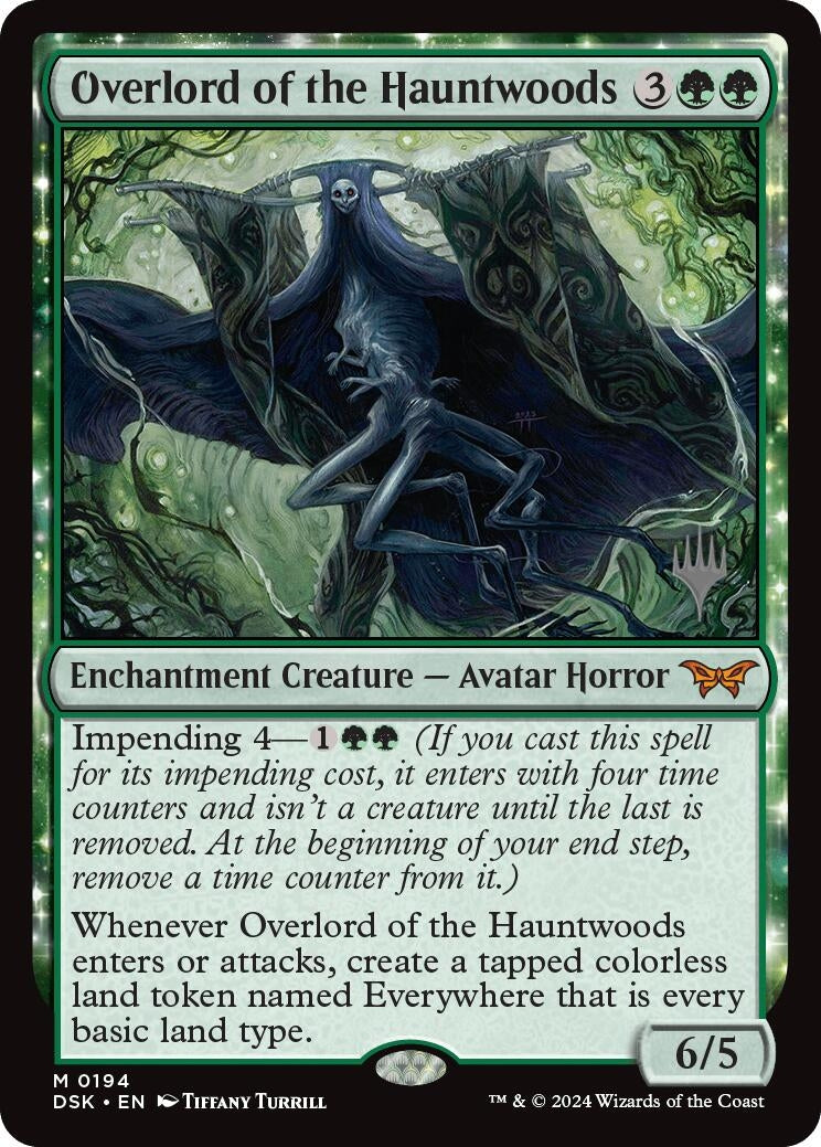 Image for Overlord of the Hauntwoods (194) (Promo Pack: Duskmourn: House of Horror) - Magic: The Gathering