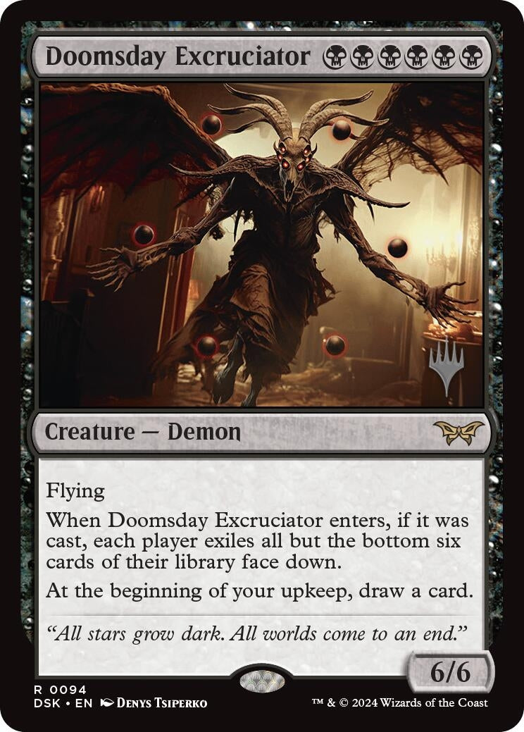Image for Doomsday Excruciator (94) (Promo Pack: Duskmourn: House of Horror) - Magic: The Gathering