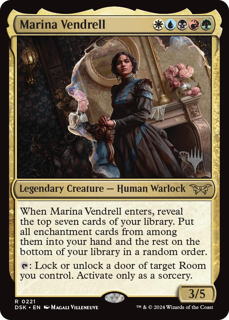 Image for Marina Vendrell (221) (Promo Pack: Duskmourn: House of Horror) - Magic: The Gathering