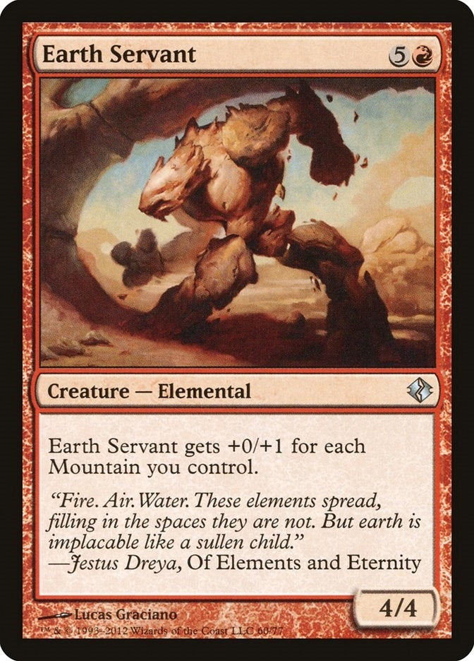 Image for Earth Servant (60) (Duel Decks: Venser vs. Koth) - Magic: The Gathering