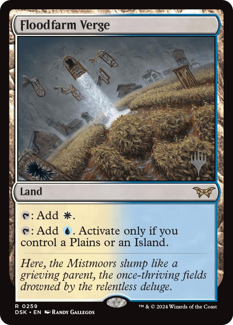 Image for Floodfarm Verge (259) (Promo Pack: Duskmourn: House of Horror) - Magic: The Gathering