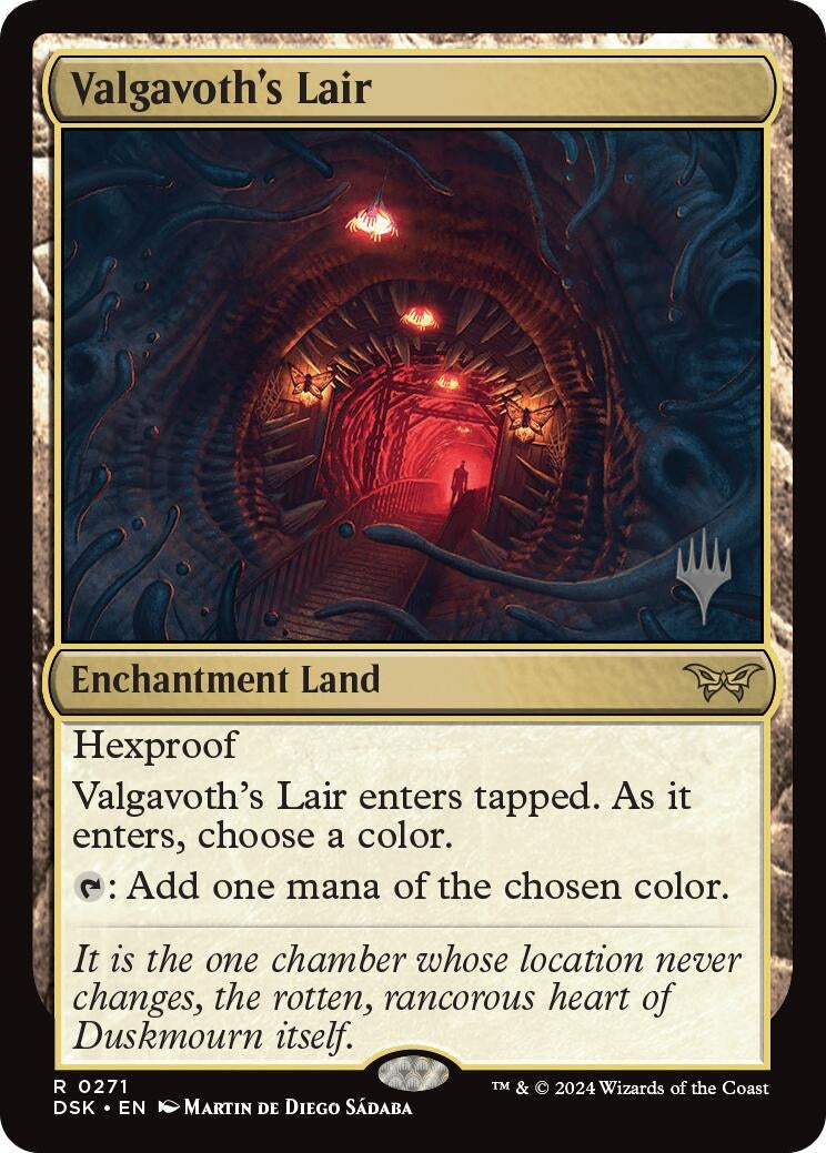 Image for Valgavoth's Lair (271) (Promo Pack: Duskmourn: House of Horror) - Magic: The Gathering