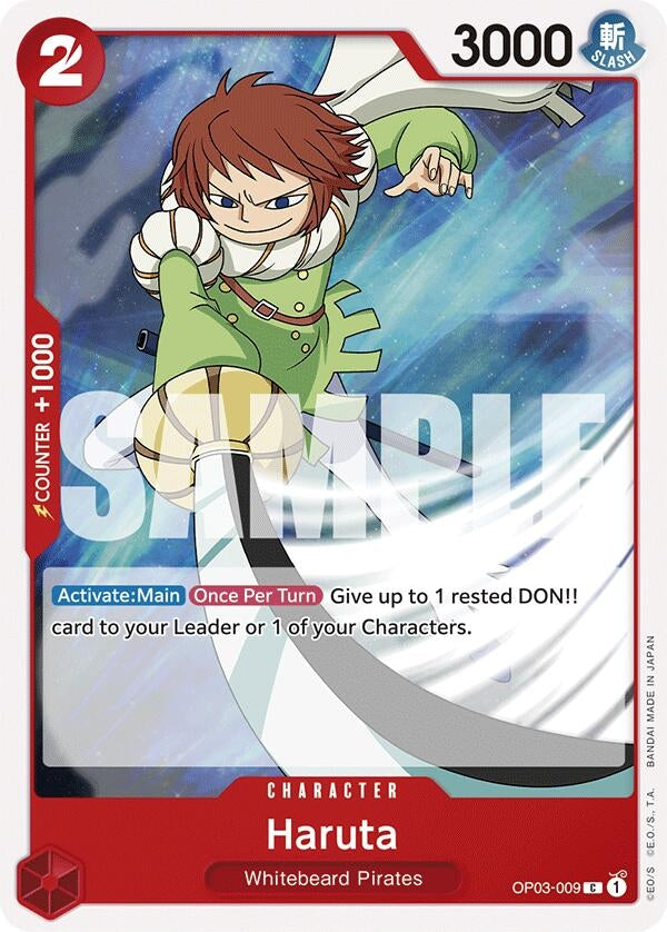 Image for Haruta (3009) (Starter Deck 15: RED Edward.Newgate) - One Piece Card Game