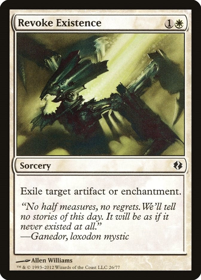 Image for Revoke Existence (26) (Duel Decks: Venser vs. Koth) - Magic: The Gathering