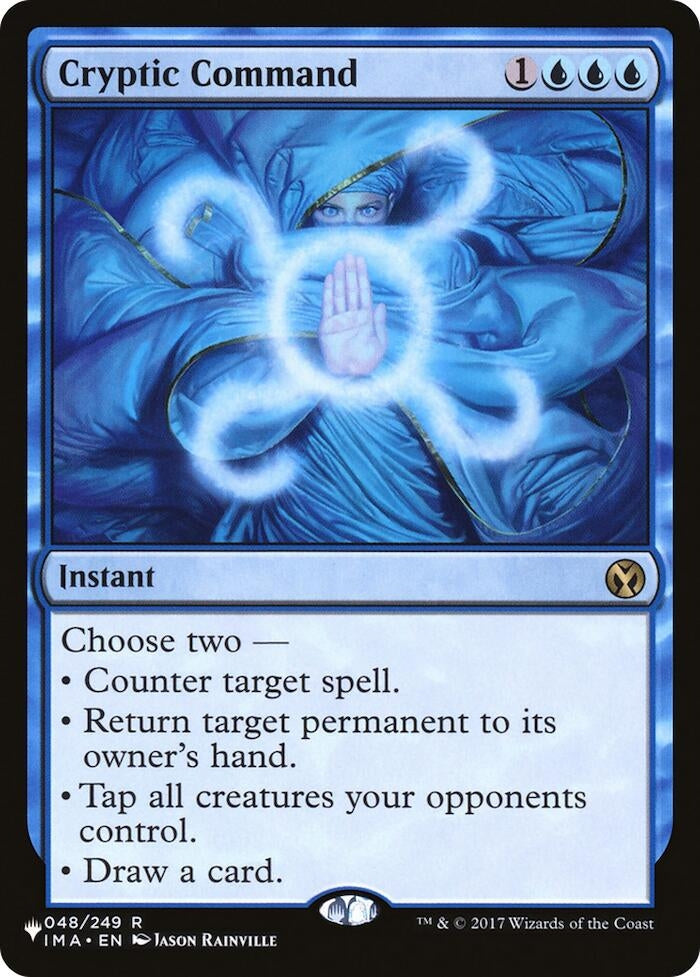 Image for Cryptic Command (IMA) (048/249) (The List Reprints) - Magic: The Gathering