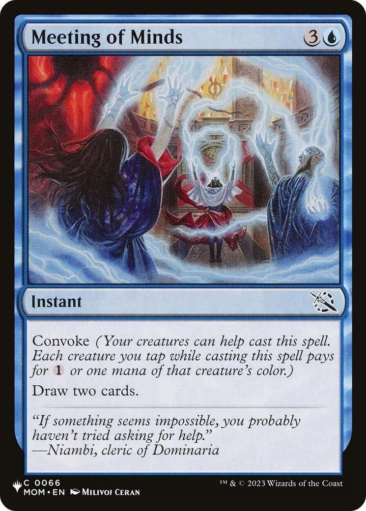 Image for Meeting of Minds (0066) (The List Reprints) - Magic: The Gathering