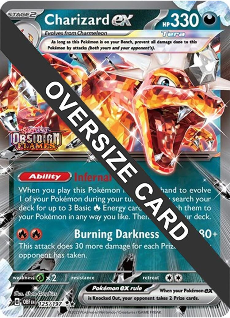 Image for Charizard ex (125/197) (Jumbo Cards) - Pokemon