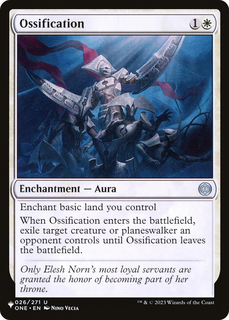 Image for Ossification (026/271) (The List Reprints) - Magic: The Gathering