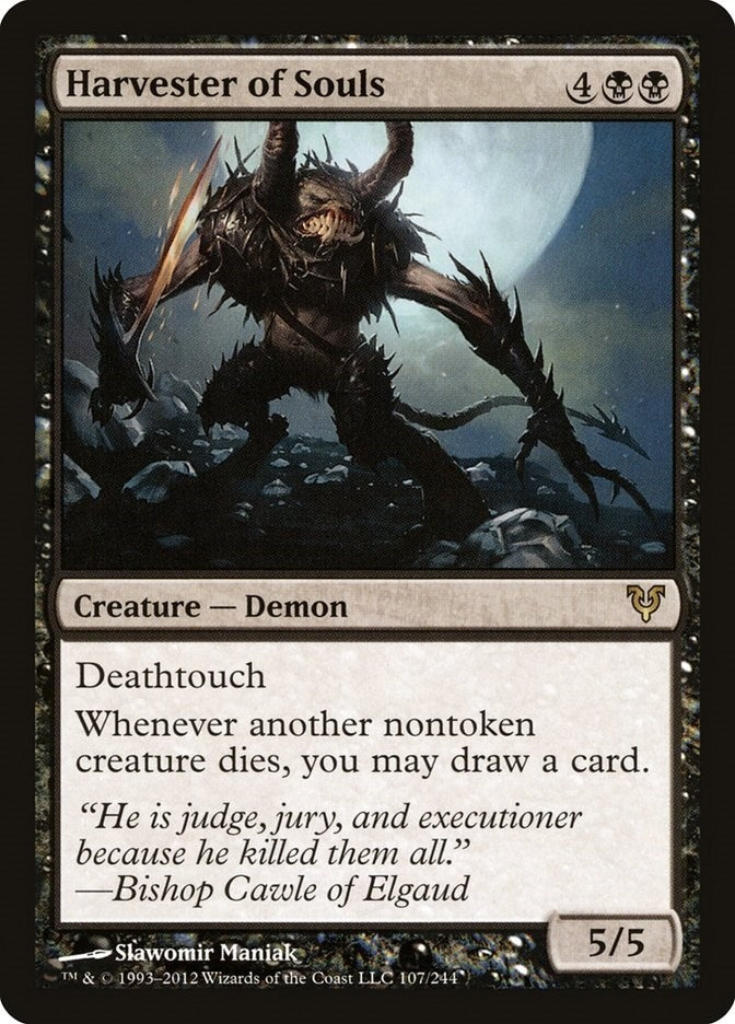 Image for Harvester of Souls (107) (Avacyn Restored) - Magic: The Gathering